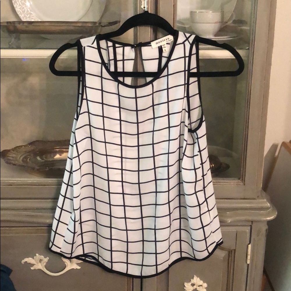 Geometric pattern blouse